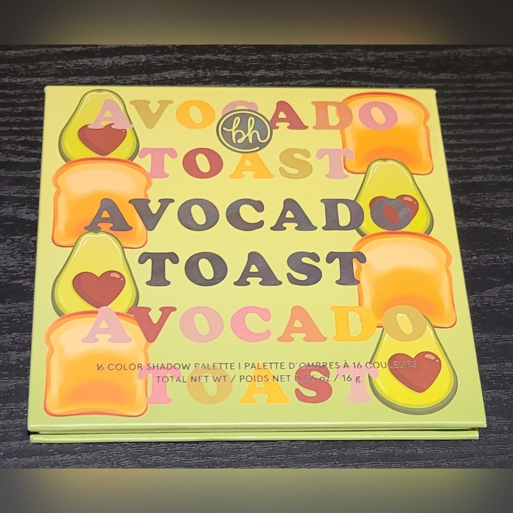 BH Cosmetics Avacado Toast Eyeshadow Palette - Discontinued - Never Used